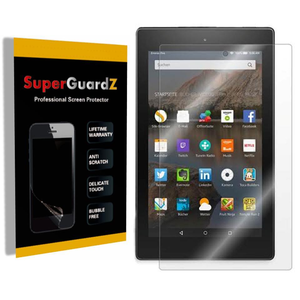 3X SuperGuardZ Clear Screen Protector Guard Shield Armor For Amazon Kindle Fire