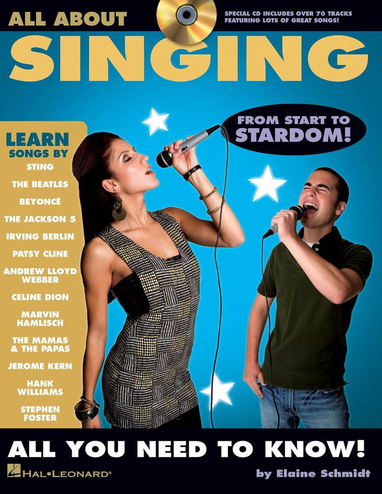 All About Singing Fun & Simple Guide Learn How to Sing Vocal Lessons Book CD