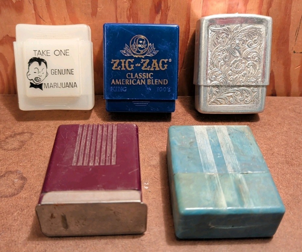 5 Zig~Zag & Marijuana & Cigarette Case Holders