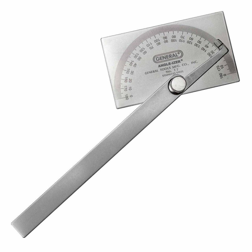 GENERAL TOOLS Angle Protractor #17 Square Head-Measuring Tool 22018