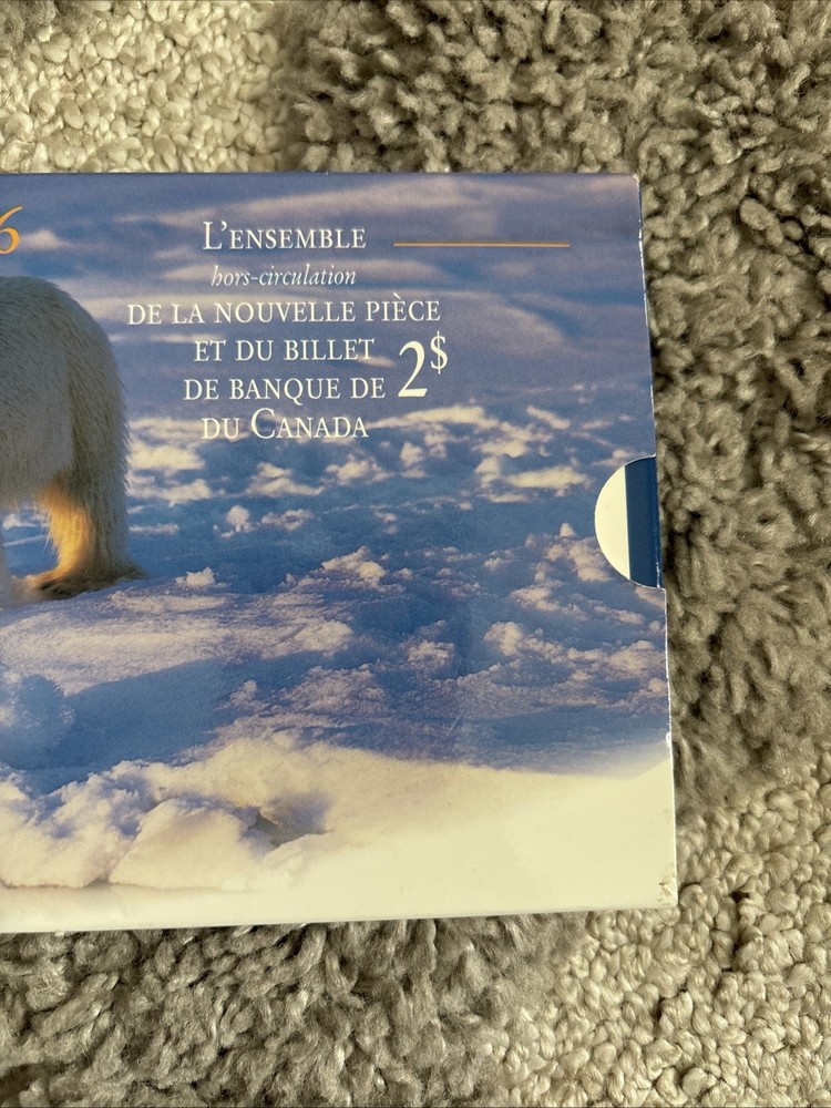 Canada Coin Collection 1996 $2 Coin & Banknote Set