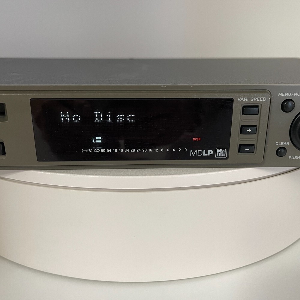 SONY MDS-E12 Professional MD LP Recorder Player Great Condition Working