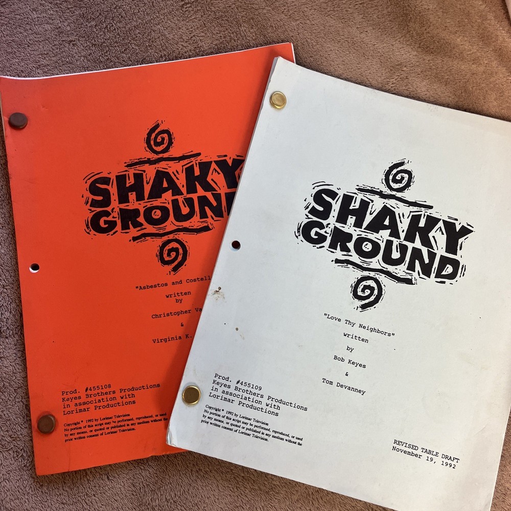 Married With Children; Mad About You; sitcom scripts; etc