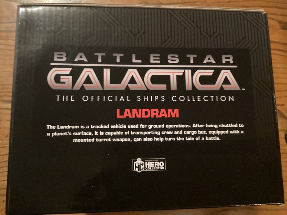 BATTLESTAR GALACTICA LANDRAM by Eaglemoss NEW