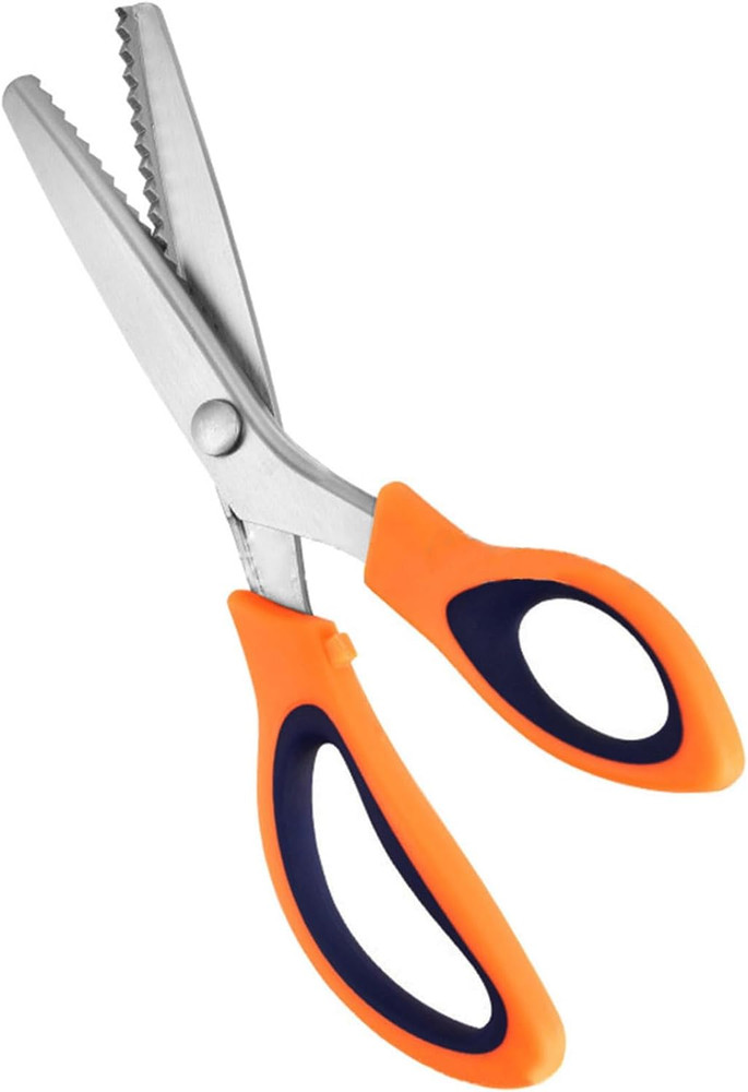 Pinking Shears for Fabric Cutting 9 Inch Zig Zag Scissors Professional Sewing