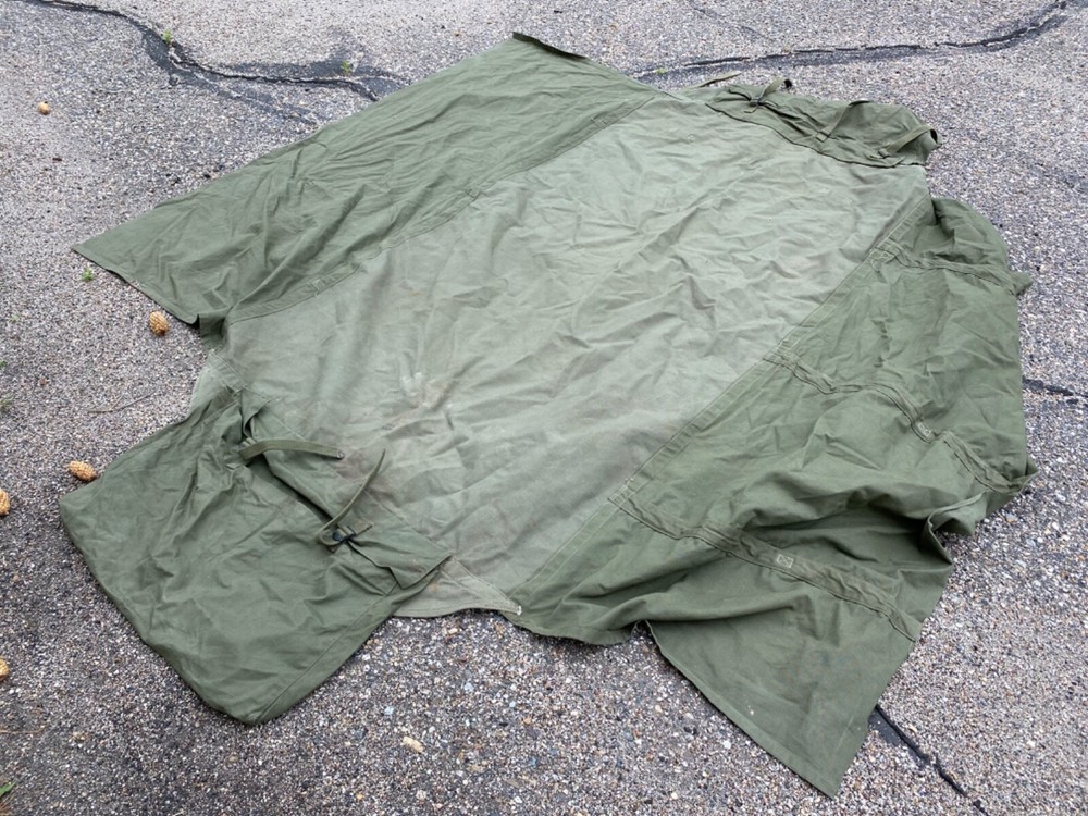 ORIGINAL WWII US ARMY NAVY OFFICER M1935 BEDDING ROLL-DATED 1944,