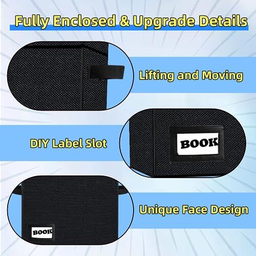 Collection Comic Book Storage Box, Comic Protector 1-Pack UPGRAT Black