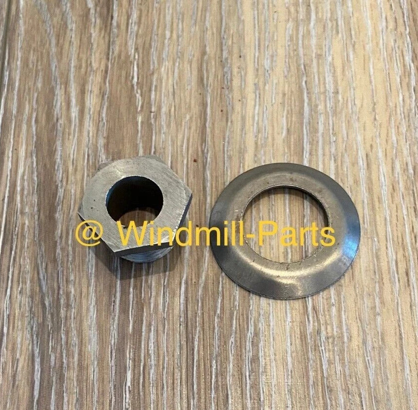 12ft Aermotor Windmill D702 Mast Pipe Lock Nut & Washer, D578 D579