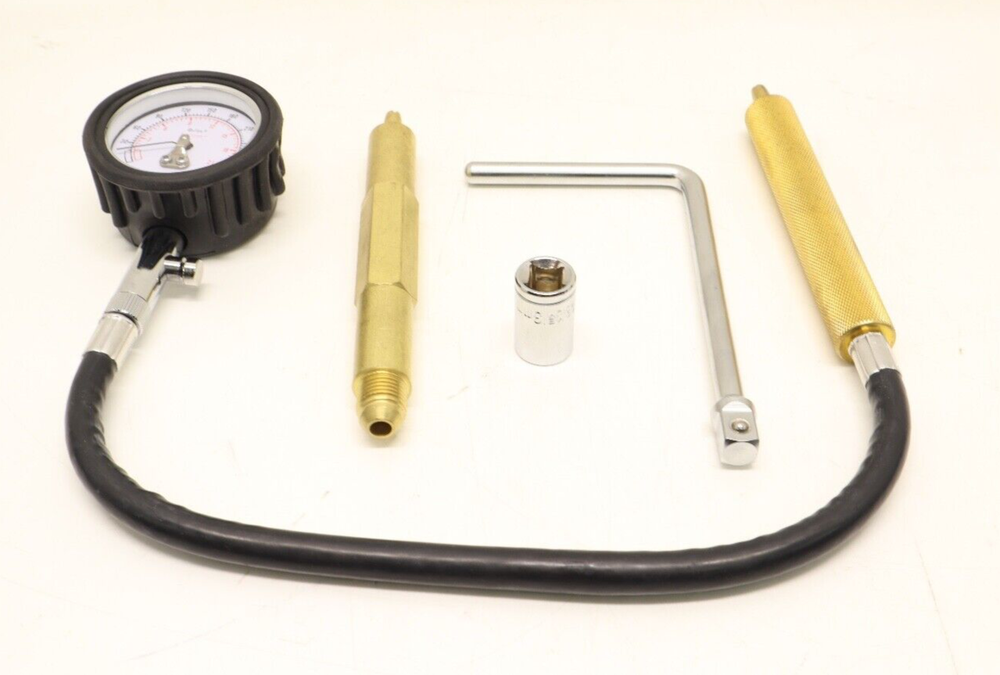 ENGINE COMPRESSION TESTER TESTING GAUGE GAGE CHECK TEST TOOL