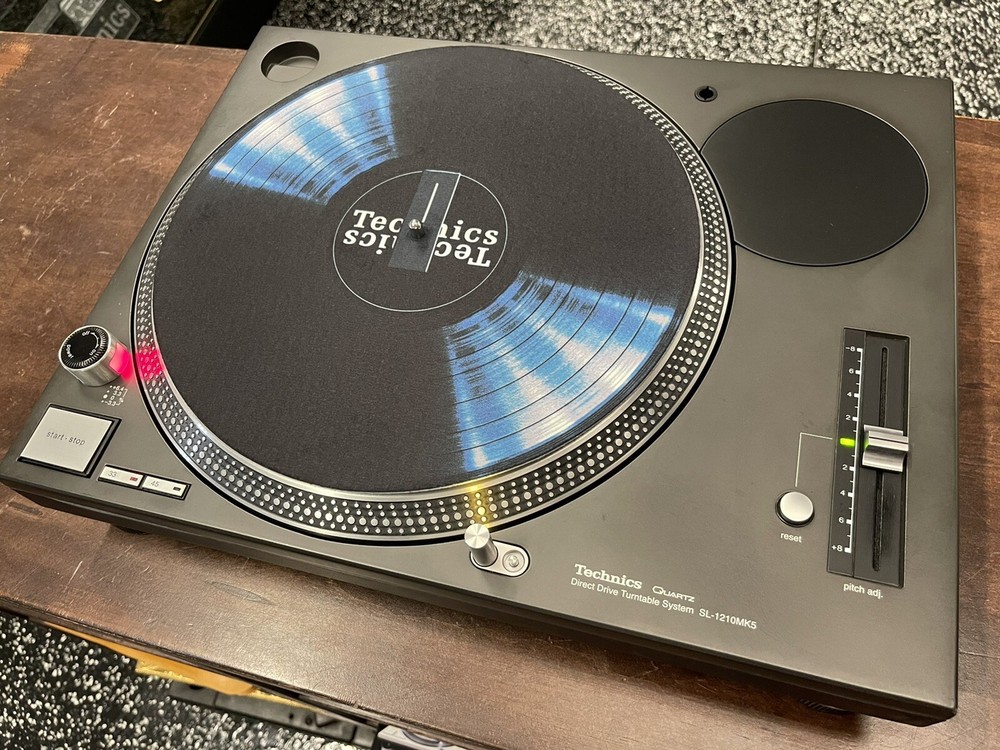 Original OEM Black Technics SL1210 mk5 Phase ready removeable tone arm DHC plate