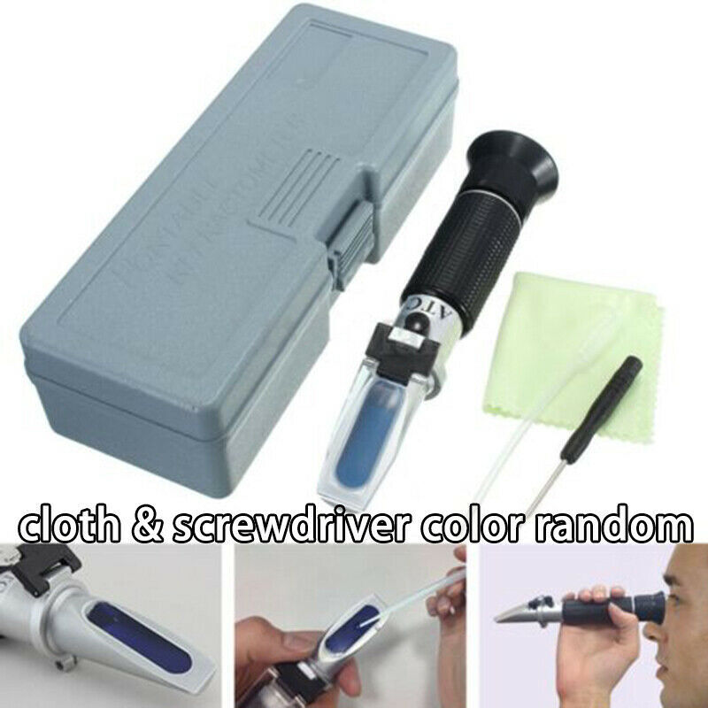 Brix Refractometer ATC For Wort Beer Specific Gravity 1.000-1.120 Hydrometer NEW