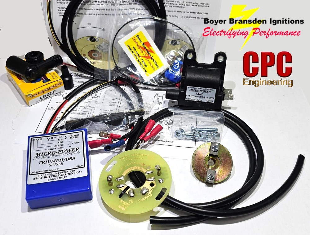Boyer Bransden KIT00280 BSA Triumph 12V single side points electronic ignition