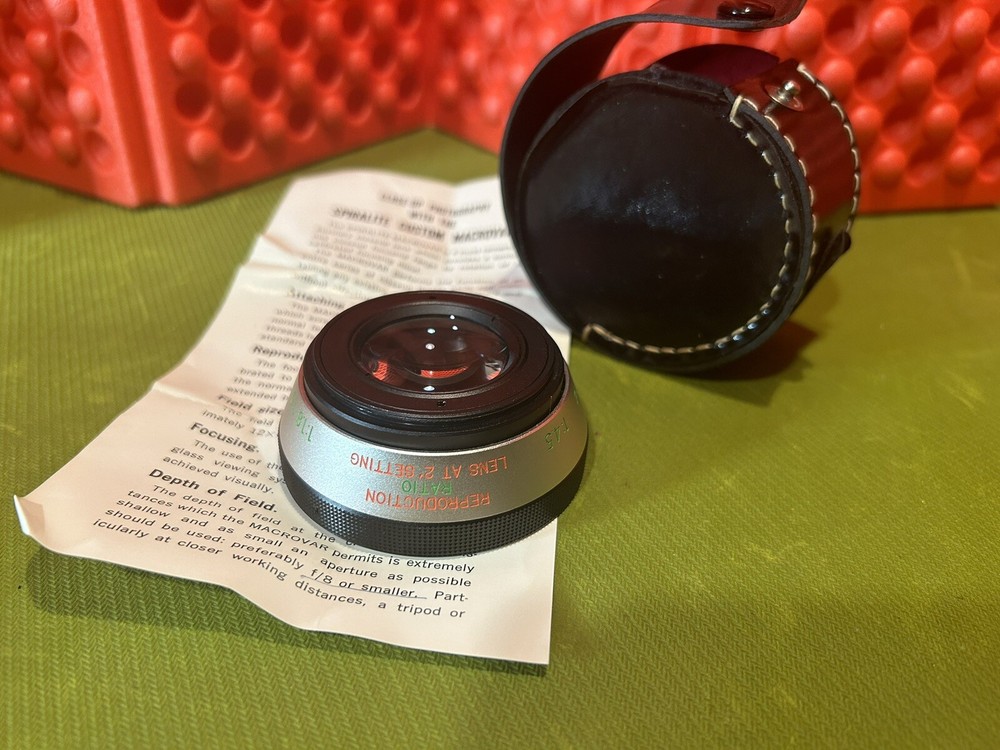 Spiralite Spiratone Macrovar Lense With Case Japan Nice Condition