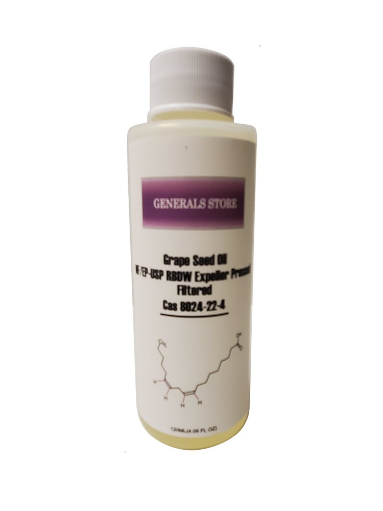 Grape Seed Oil NF/EP - USP RBDW Filtered 4 oz
