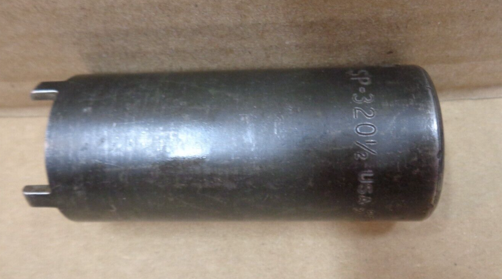 Vtg SNAP-ON Tools USA 1/2" Drive 1" SP-320-1/2 Spanner Socket ~ Underlined Logo