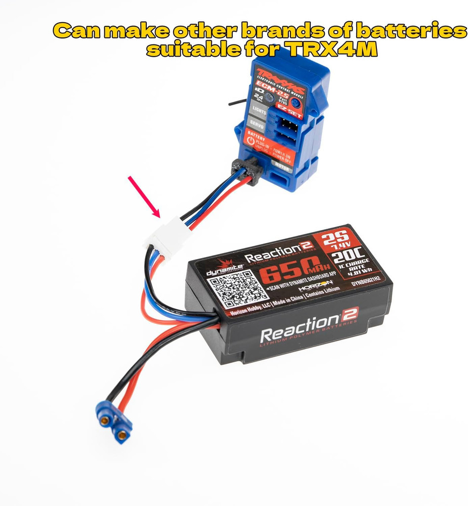 Battery Adapter Cable for TRX4M RC CAR, 5PCS