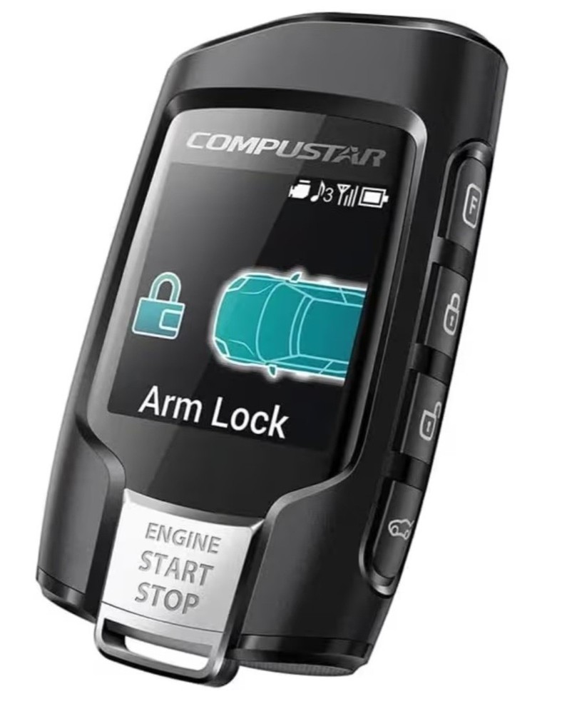 Compustar CS2WQ900AS 2-Way LCD 3000-FT Max Range Remote Start + Security System