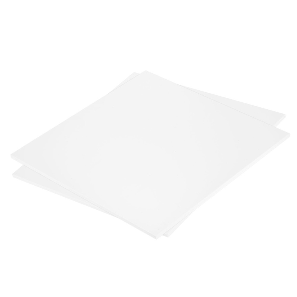 ABS Plastic Sheet 10 " x 10 " x 0.2 " ABS Styrene Sheets White 2 Pcs