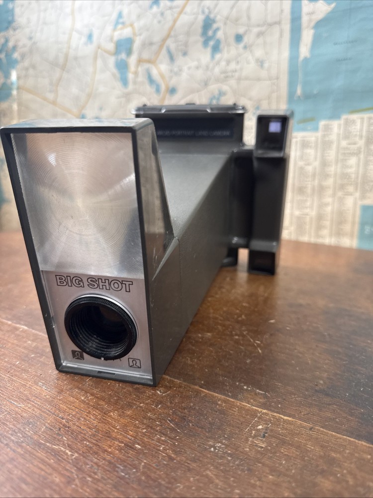 Polaroid Big Shot Portrait Land Camera 1970s ANDY WARHOL Shutter & Timer Work