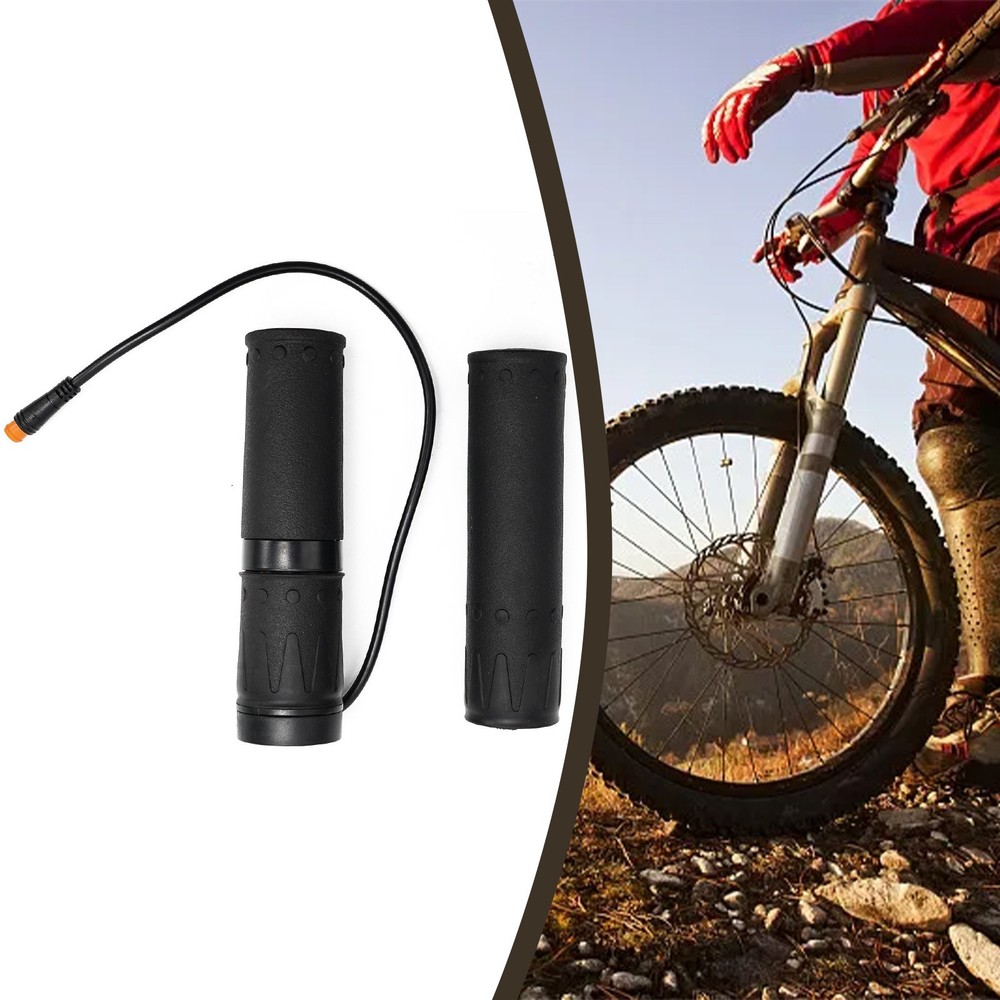 Replace Half Twisting Throttle Bicycle Black Electric Bike Replacement