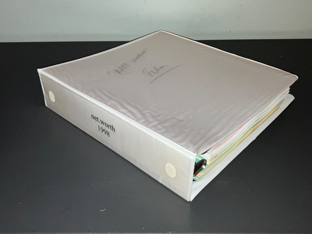 NET WORTH (7/16/98) Asst. Dir. LOADED FINAL DRAFT SCRIPT & PRODUCTION BINDER+COA