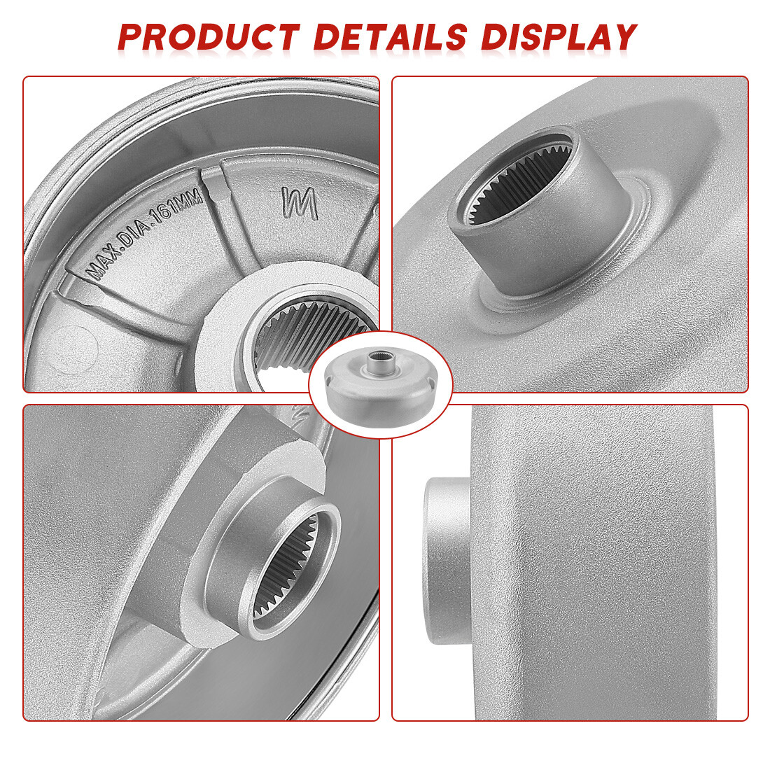 Rear Brake Drum Hub for Honda Rancher 420 TRX420FE/FM/FPE/FPM/TE/TM 2007-2013