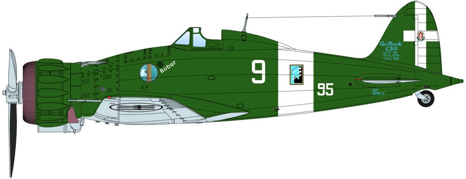 Italeri 1/32 Macchi MC.200 Saetta Kit #2516