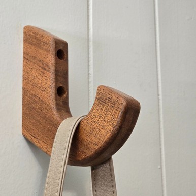 Wall Hook for Purse | Solid Mahogany