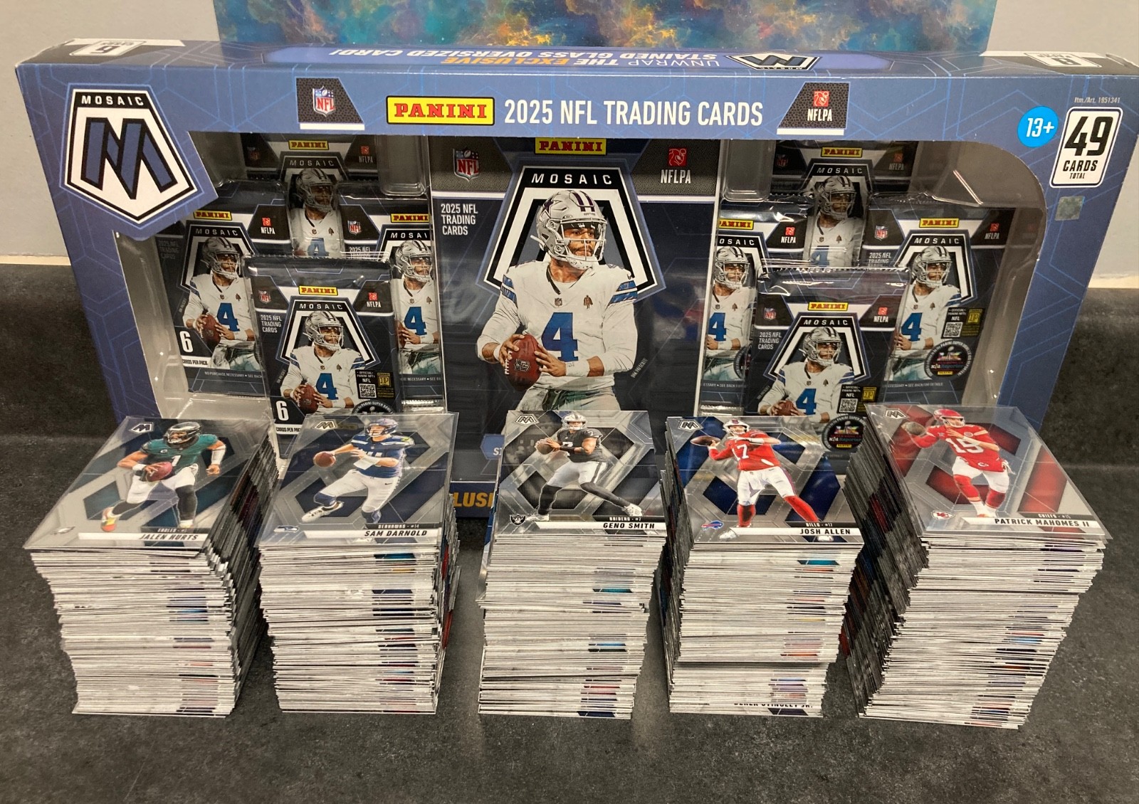 2025 Panini Mosaic Football Base Cards - Choose Card - Free Shipping (#1-250)