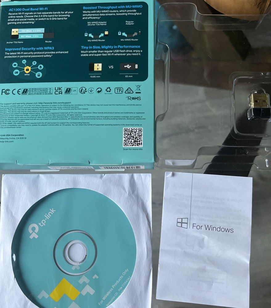 USED TP-Link AC1300 USB WiFi Adapter
