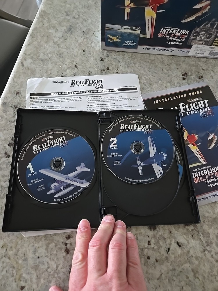 G4 Great Planes RealFlight RC Flight Simulator InterLink Elite Control by Futaba