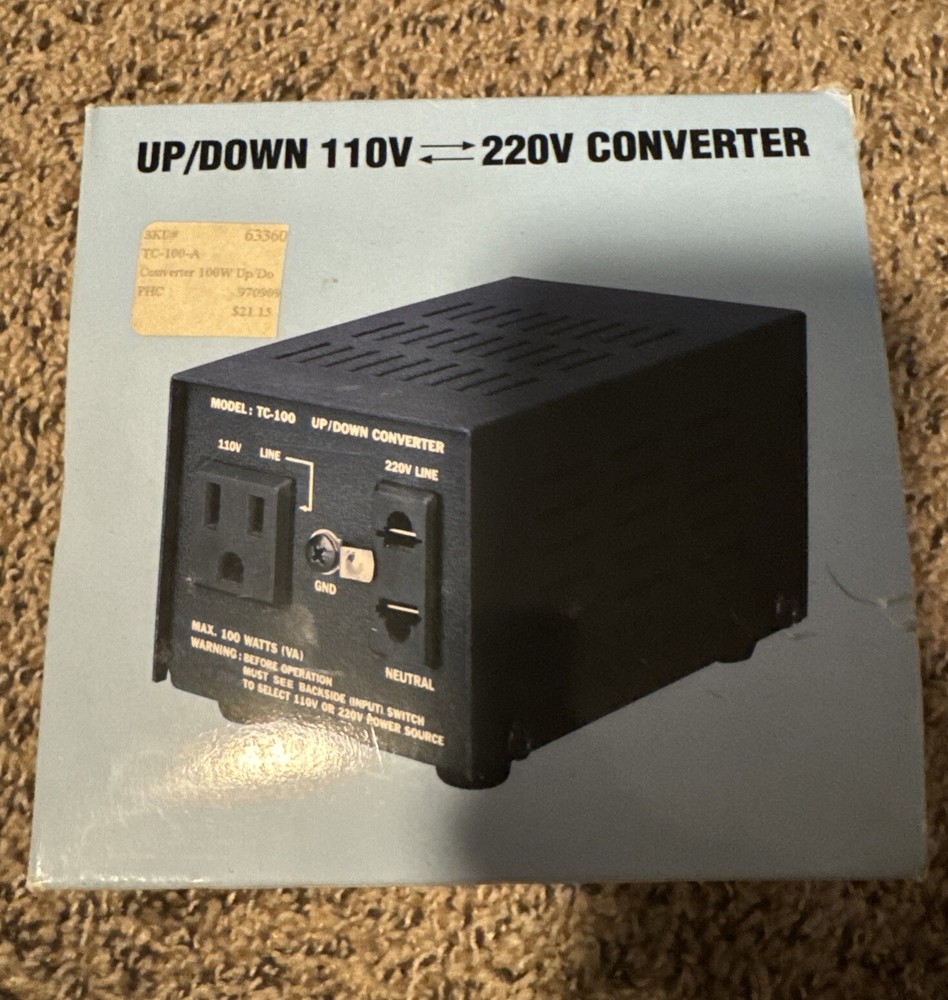 Model TC-100 Up/Down Converter Max. 100 Watts (VA)
