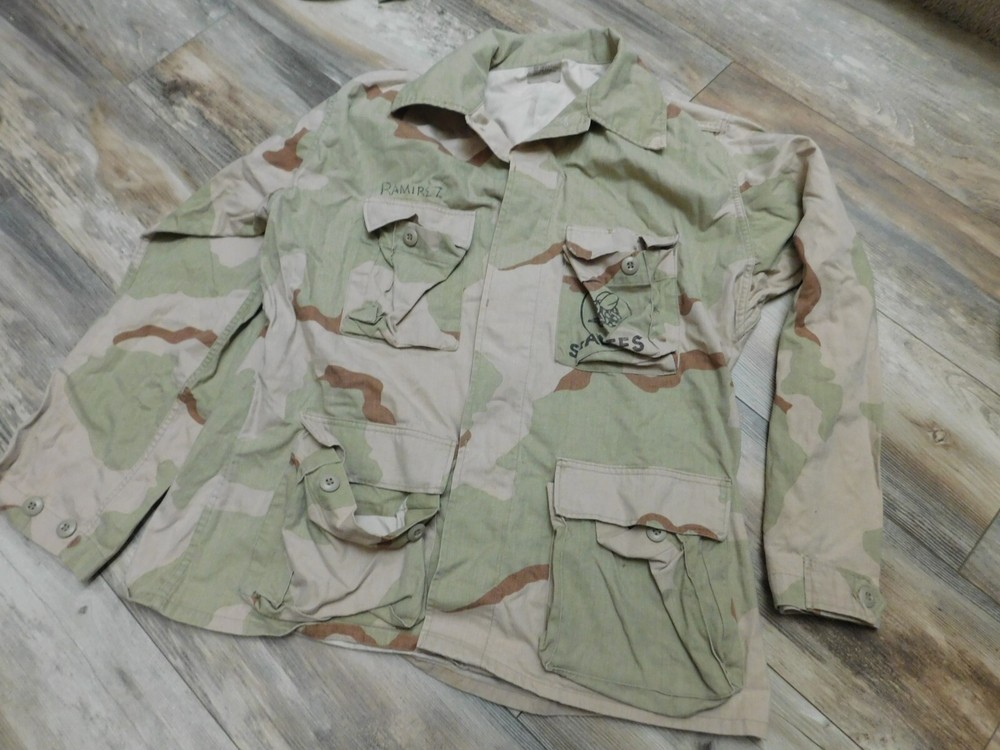US NAVY SEABEES DCU COAT TOP SIZE LARGE - REGULAR