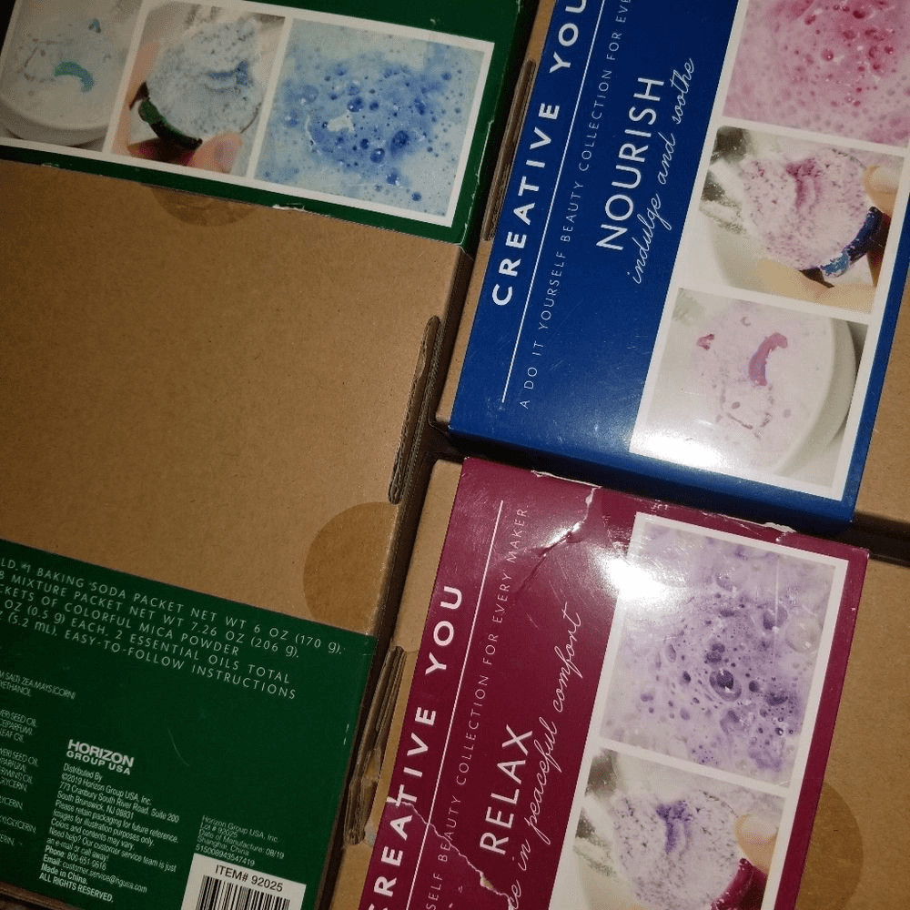 1 DIY bath bomb set