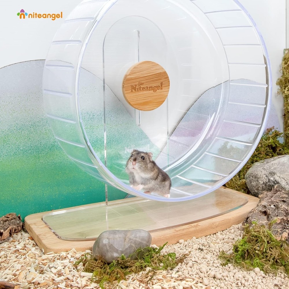 Durable Medium Hamster Wheel Platform - Stabilizes Super-Silent & Acrylic Wheels
