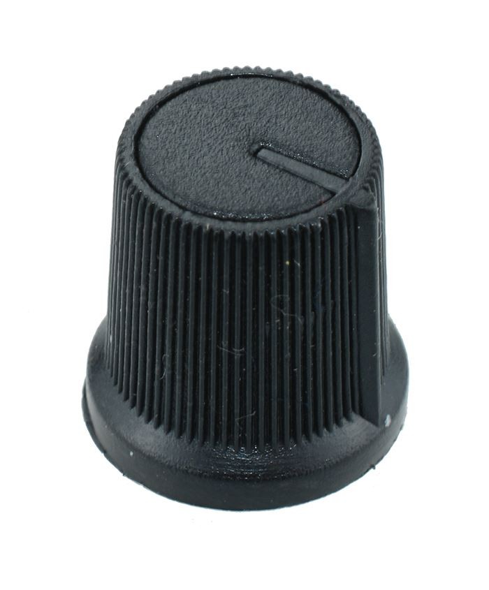 10 x Black 6mm Pointer Potentiometer Control Knob