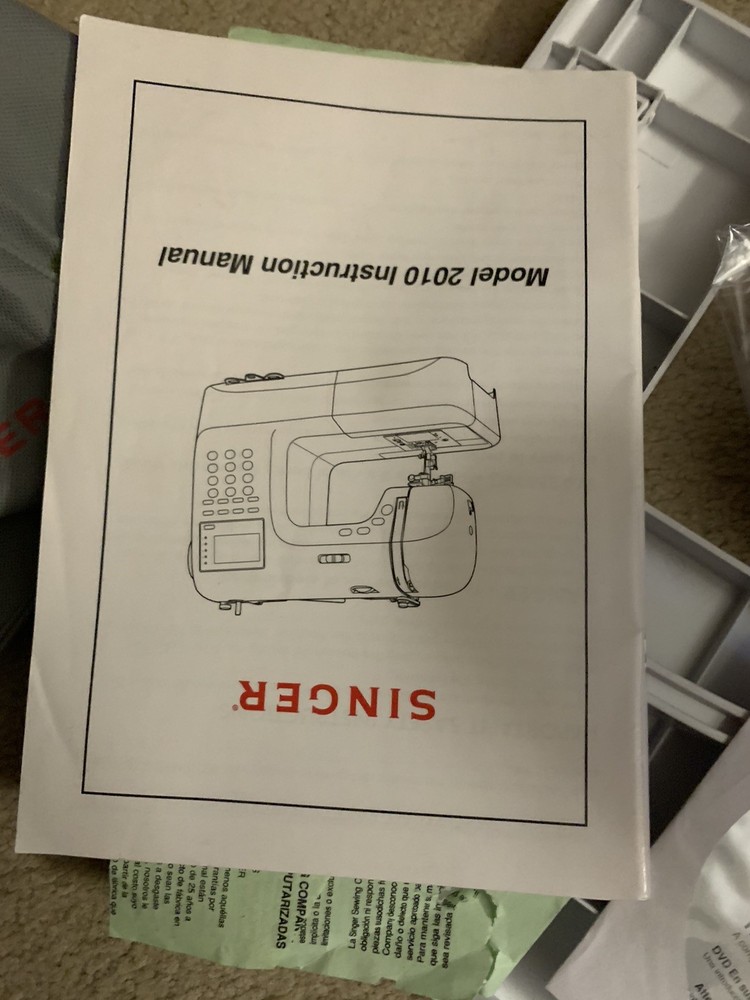 Singer Superb 2010 Computerized Programmable Sewing Machine W/ Pedal - WORKING