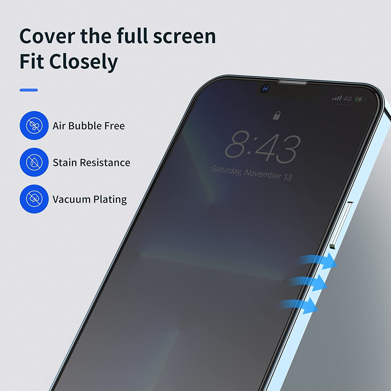 Wholesale Privacy Anti Spy GLASS Screen Protector For iPhone 15 Pro Max 14 13 12