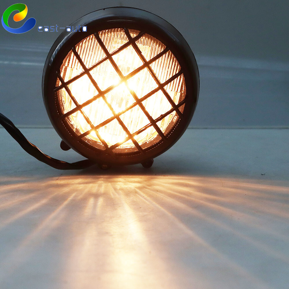 2× Headlights lens bulbs lights grills For Yamaha Banshee 1987-2006 Warrior 350