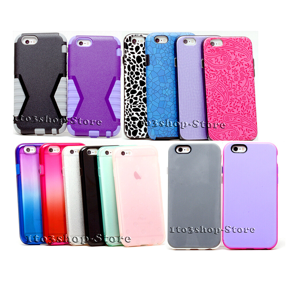 For iPhone 6 & iPhone 6s Case Shockproof Hard Snap Cover