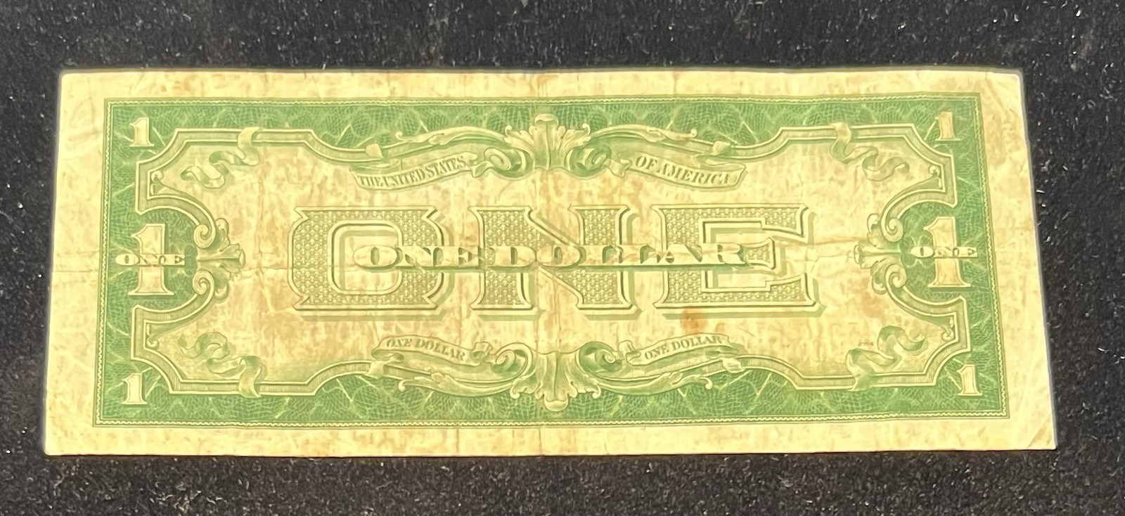 1934 $1 Dollar Bill Funny Back, Silver Certificate Blue Seal Note