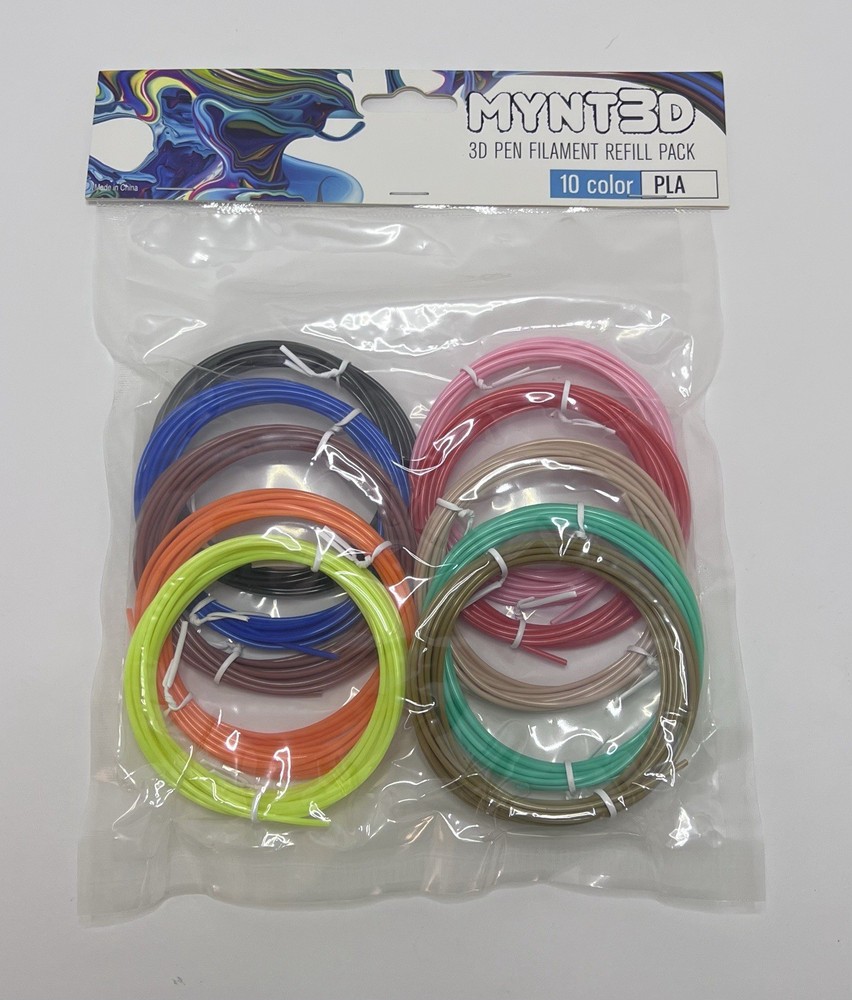 MYNT3D Super 3D Pen USB Adjustable Temperature FDM w/ Filament Refill Pack