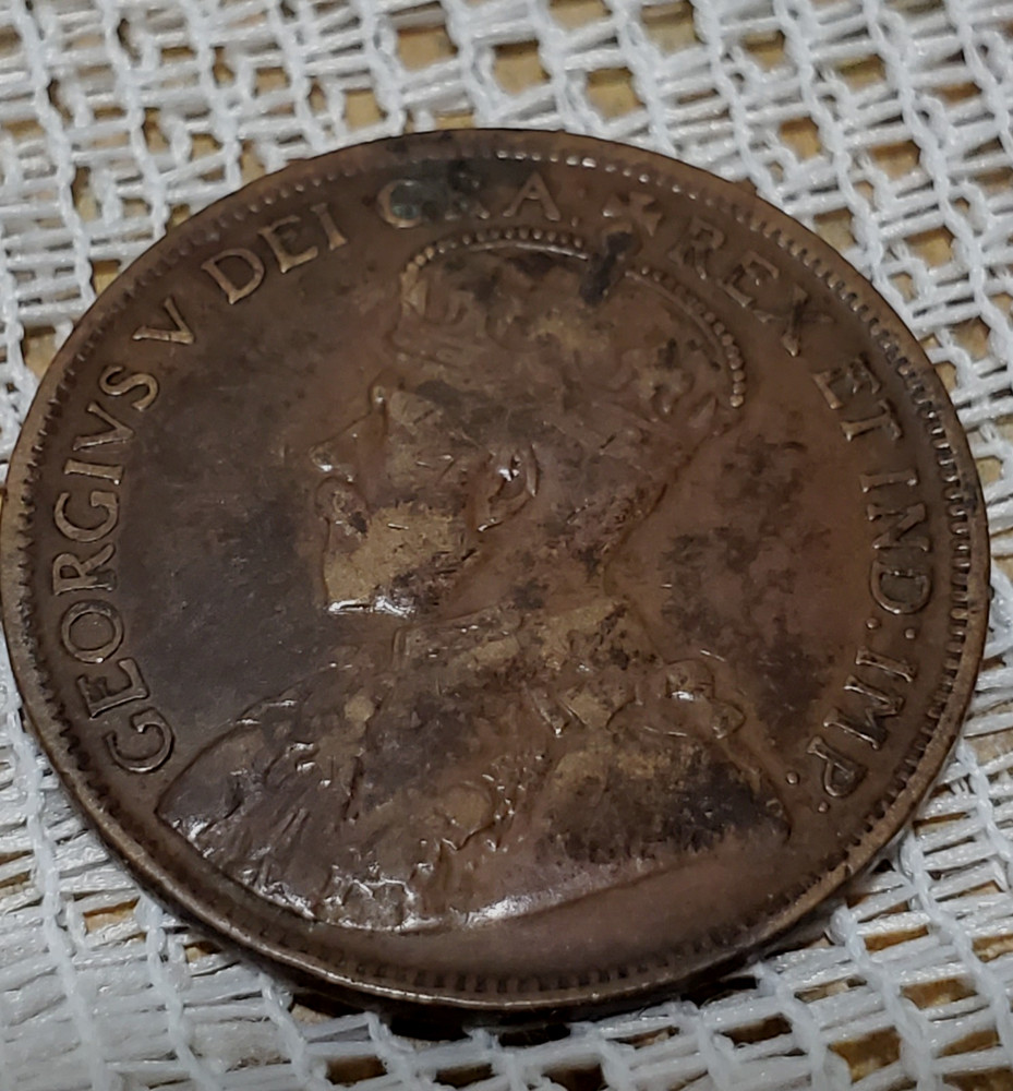 1920 CANADA LARGE CENT * LARGE PENNY ONE CENT * CANADIAN CENT *