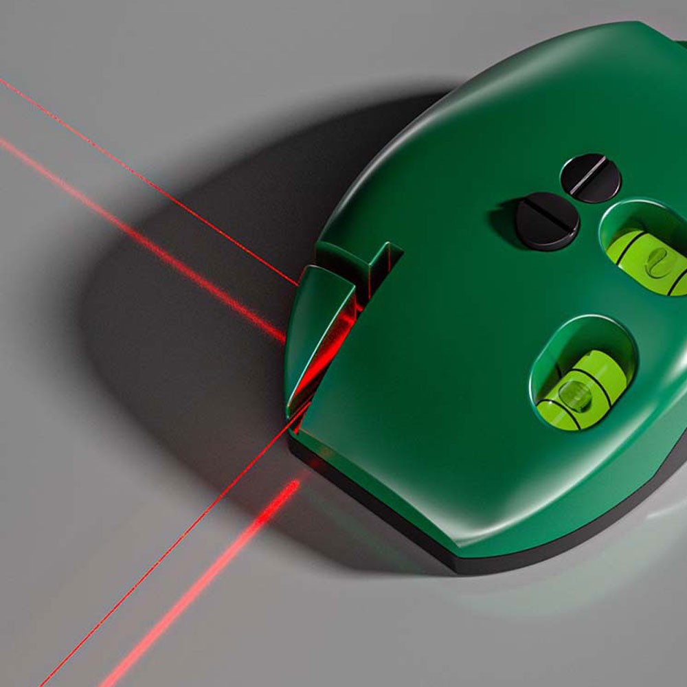 Mini 90° Laser Level Vertical Horizontal Laser Line Projection Measuring Tools