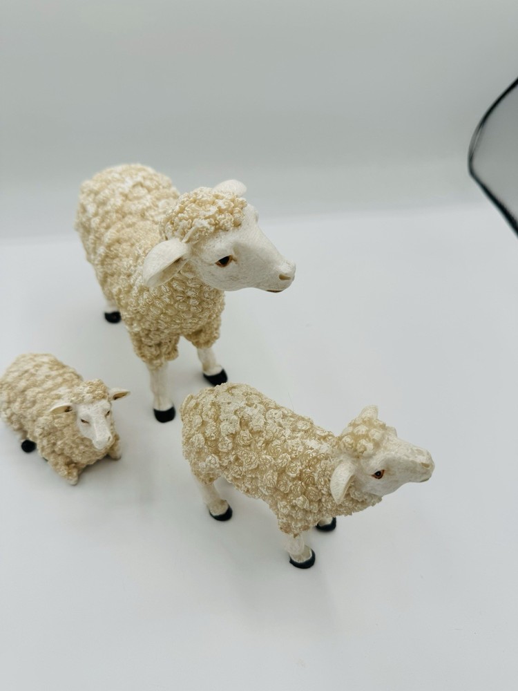 Christmas Nativity Scene Set Animals   LAMB 3pc Set
