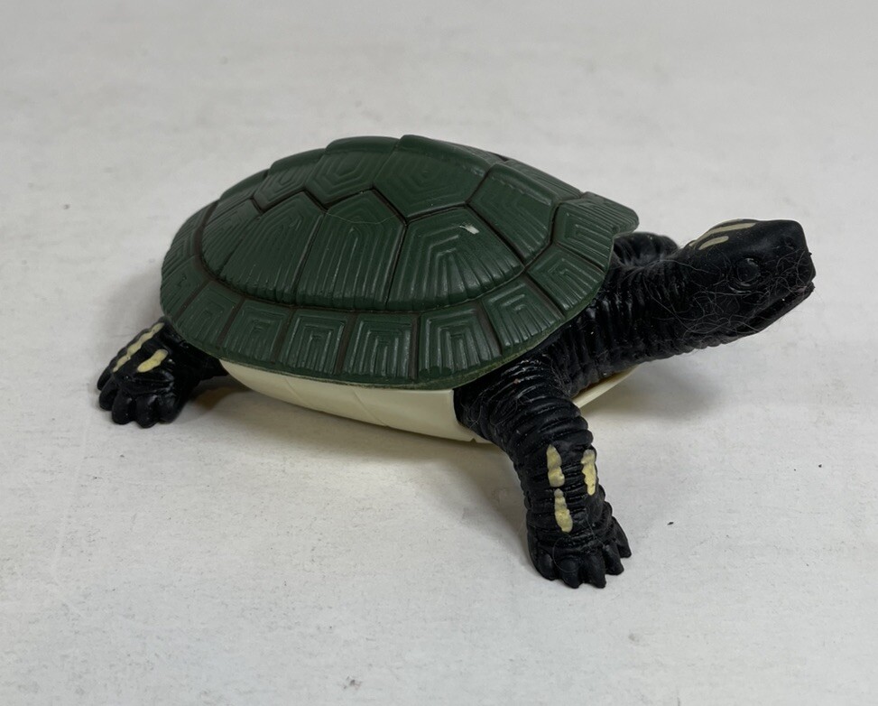 Trachemys Scripta Elegans Turtle Stretch Rubber with Hard Shell Collectible