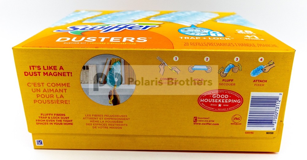 Swiffer Dusters Multi-Surface Cleaning Refills, Unscented, 28 count with Handle