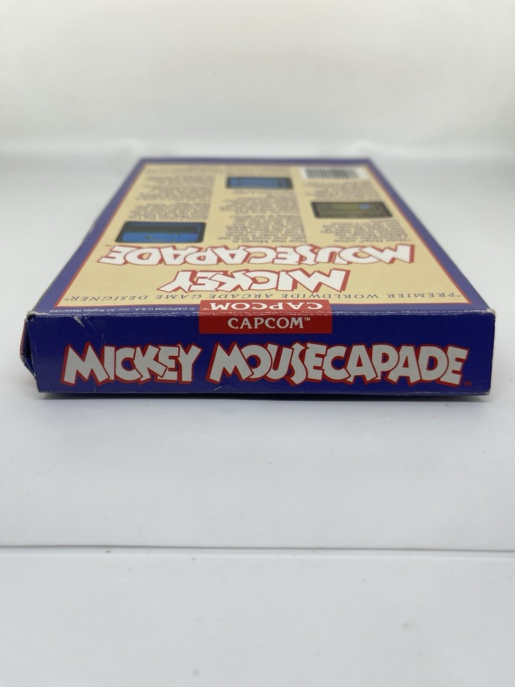 Capcom Mickey Mousecapades Vintage EMPTY Game BOX ONLY Original Replacement