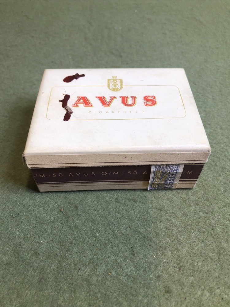Empty 50 Avus Zigaretten Cigar Box