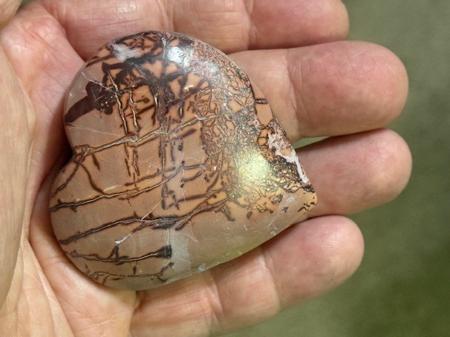 RARE & BEAUTIFUL: 2 7/16 " MOOKAITE JASPER,MOROCCO.